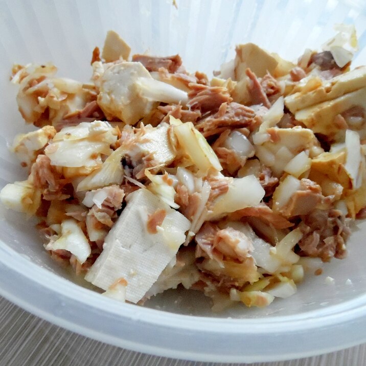 ツナ豆腐サラダ